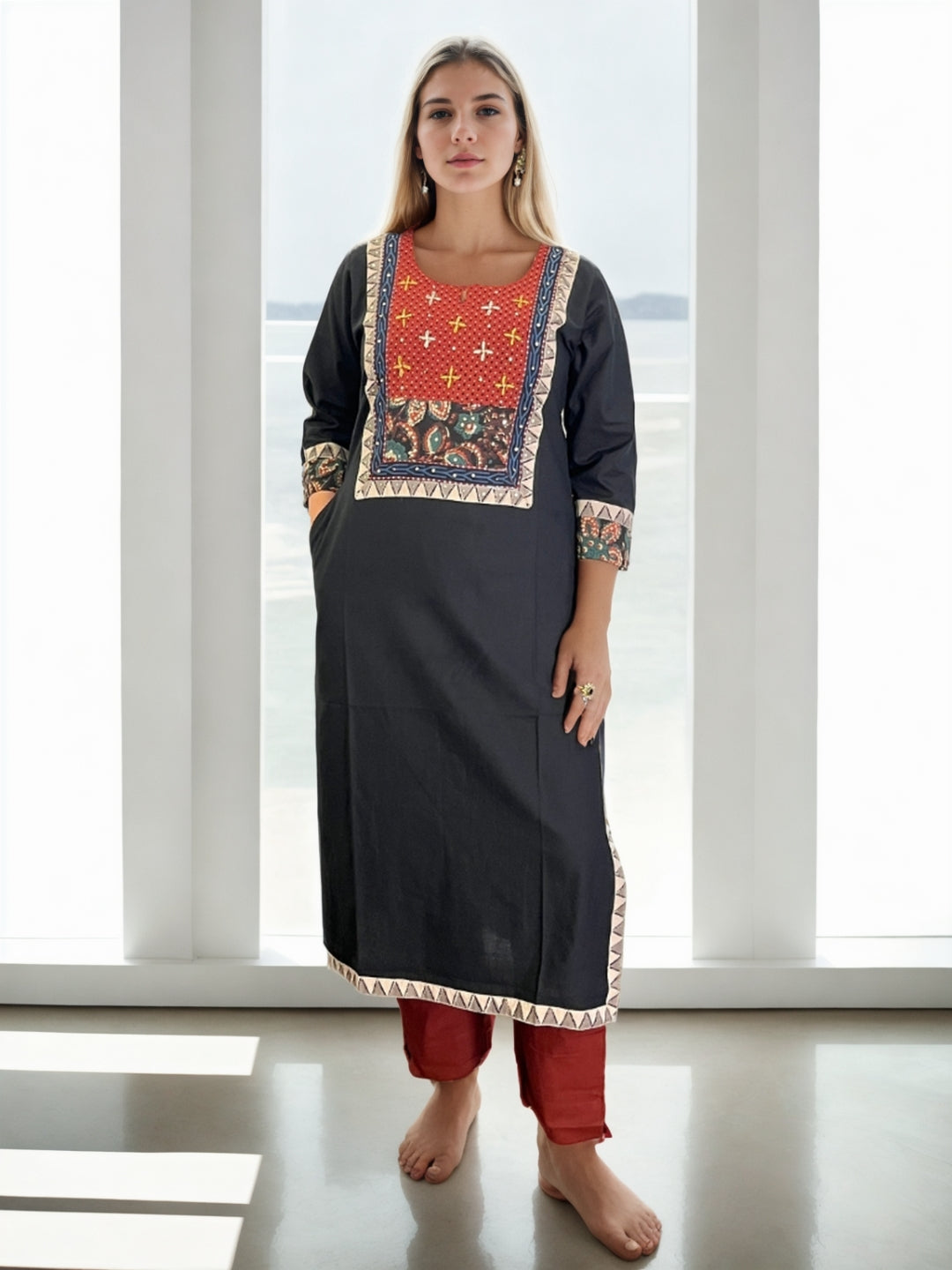 Vintage Tabla Kurti