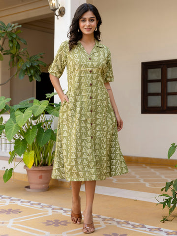 Vasudha cinch dress