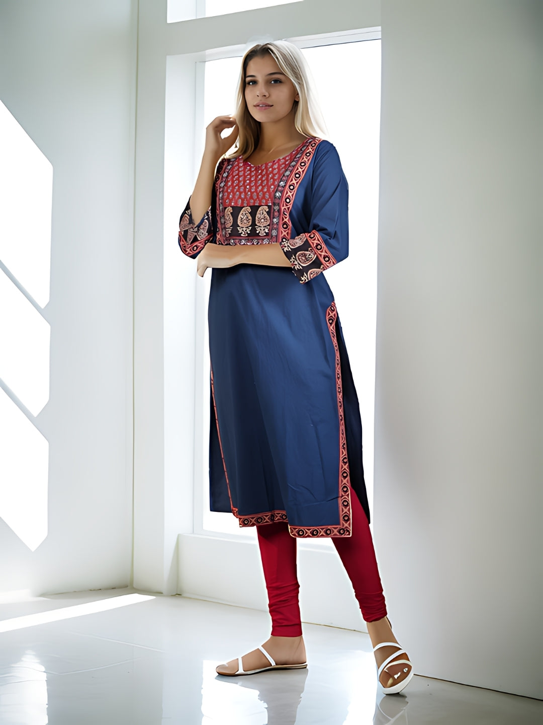 Neelambar tabla kurti