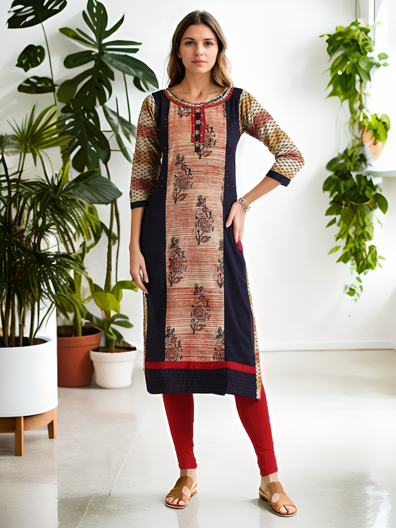 Brown kurti