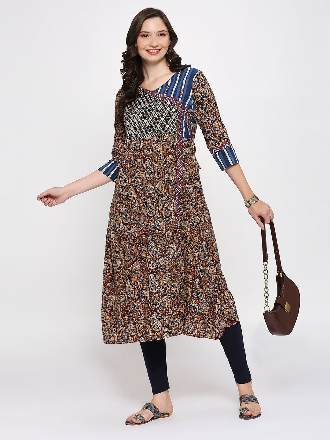 Kalamkari kedia kurti