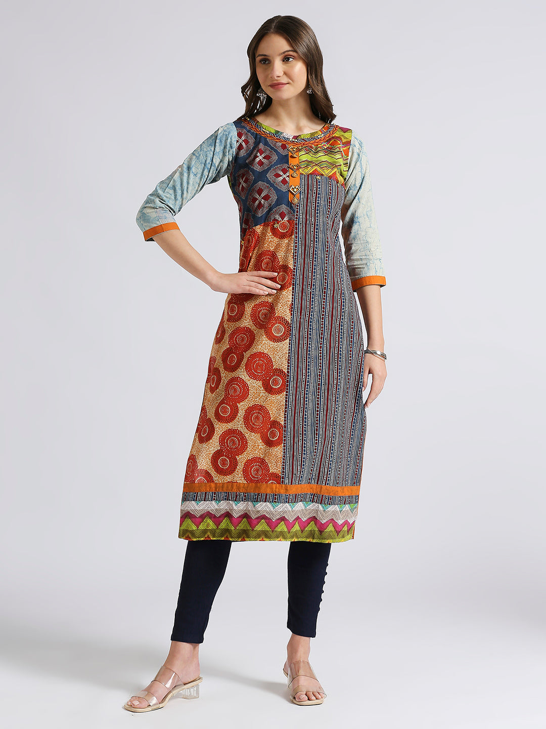 Multi colour kurti