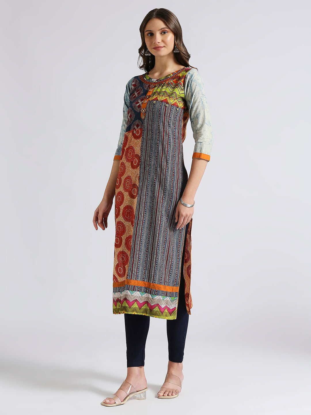 Multi colour kurti