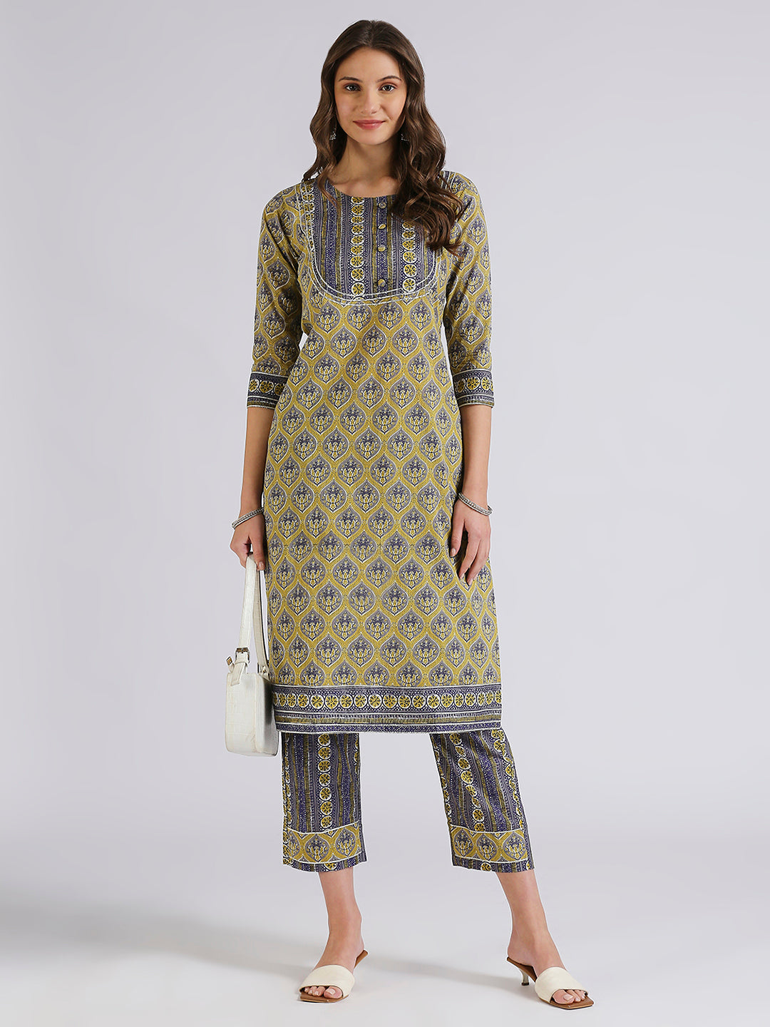 Blue And Green Kurta Sets